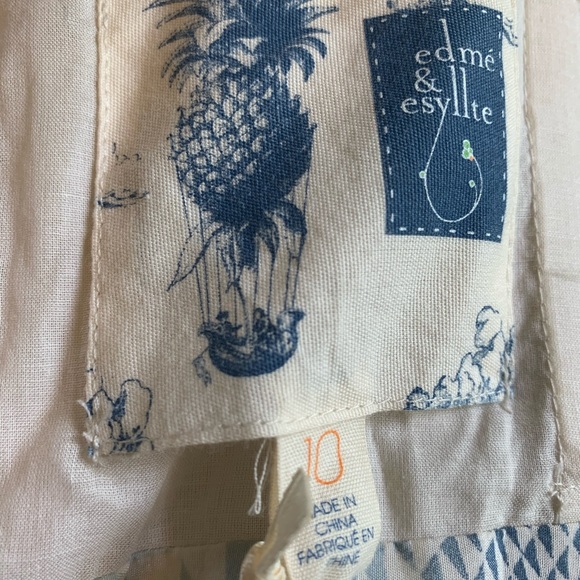 Anthropologie Fanning Triangles Dress NWT 10 - Picture 5 of 7